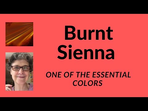 Watercolor Burnt Sienna