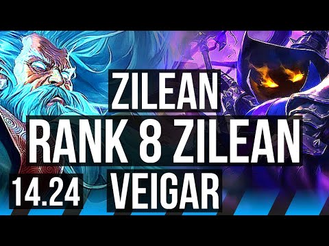 ZILEAN vs VEIGAR (MID) | Rank 8 Zilean | NA Grandmaster | 14.24