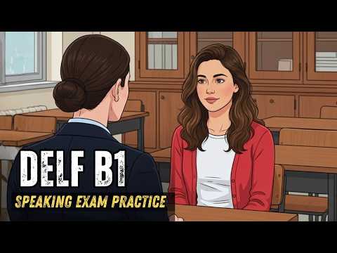 DELF B1 Production Orale (French) : Full Exam Simulation | Score 25/25 in Speaking Test