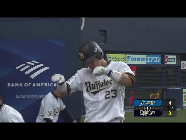 【6回裏】バファローズ・伏見 今シーズン第1号となるソロホームラン!! 2020/7/9 B-F