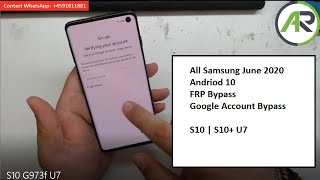 S10 U7 FRP Bypass | All Samsung June 2020 Andriod 10 FRP Bypass