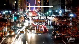 Sponge - Have You Seen Mary [Karaoke version]