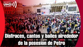 La posesión de Petro se convirtió en una fiesta popular