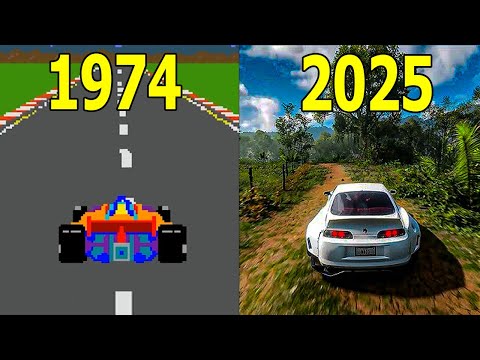 Evolution of Racing Video Games (1974-2025)