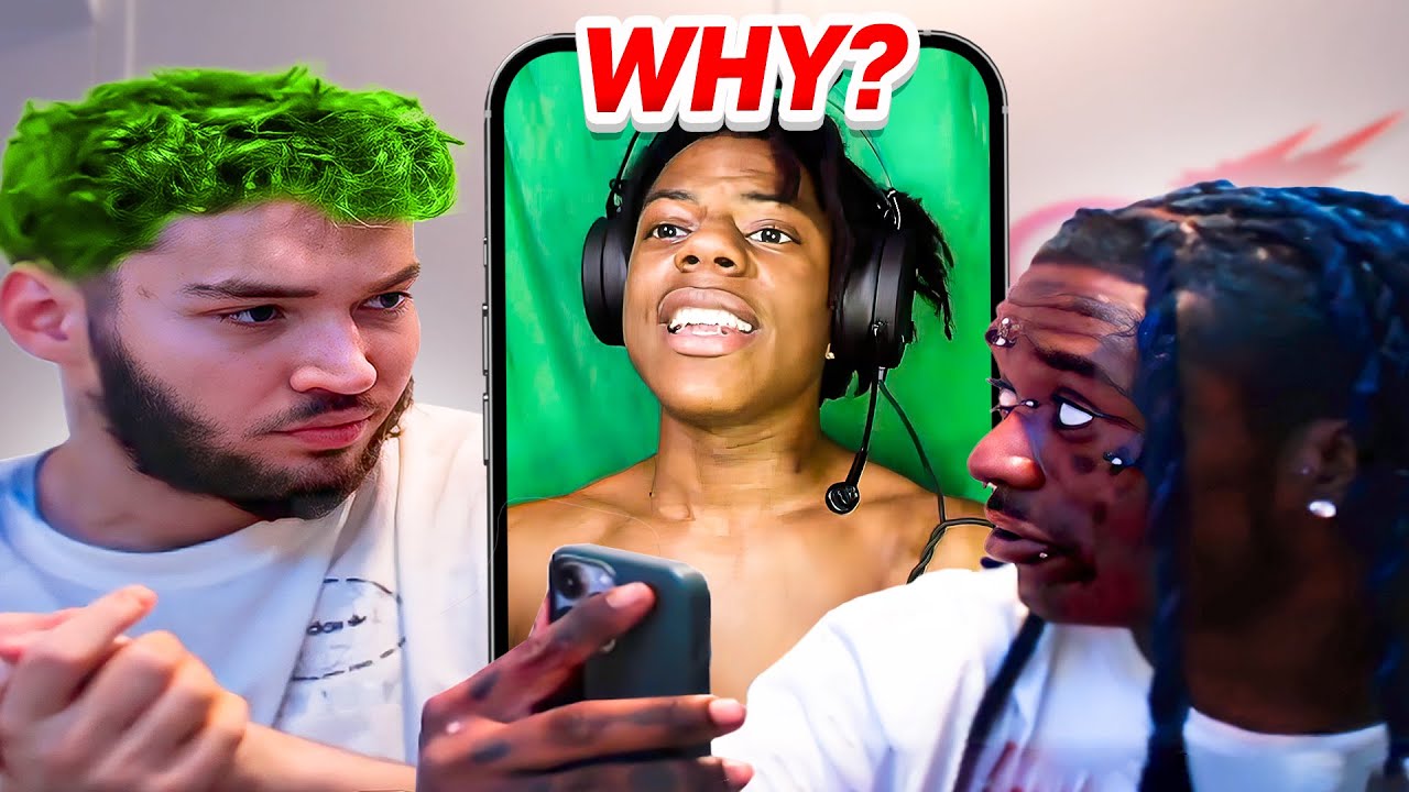 Adin & Lil Uzi Facetime Youtubers after Dying his Hair GREEN