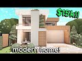 Cheap 15k Bloxburg Modern House Build: 2 Story Tutorial