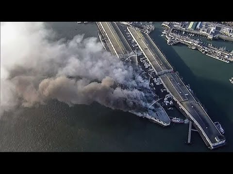 Fire Destroys Pier 45 Warehouse on San Francisco's Fisherman's Wharf
