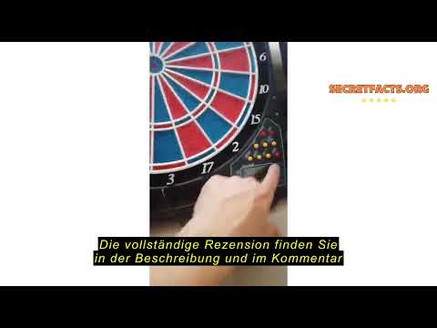 Produktbewertung: Dartautomat Karella CB-25, Tunierausführung, elektronische Dartscheibe mit 29 Spie