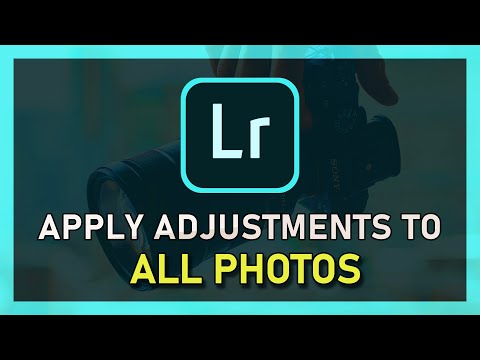 YouTube video about: How to copy lightroom settings to another photo?
