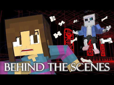 "STRONGER THAN YOU - FRISK" Behind the Scenes! Minecraft Music Video (3A Display)