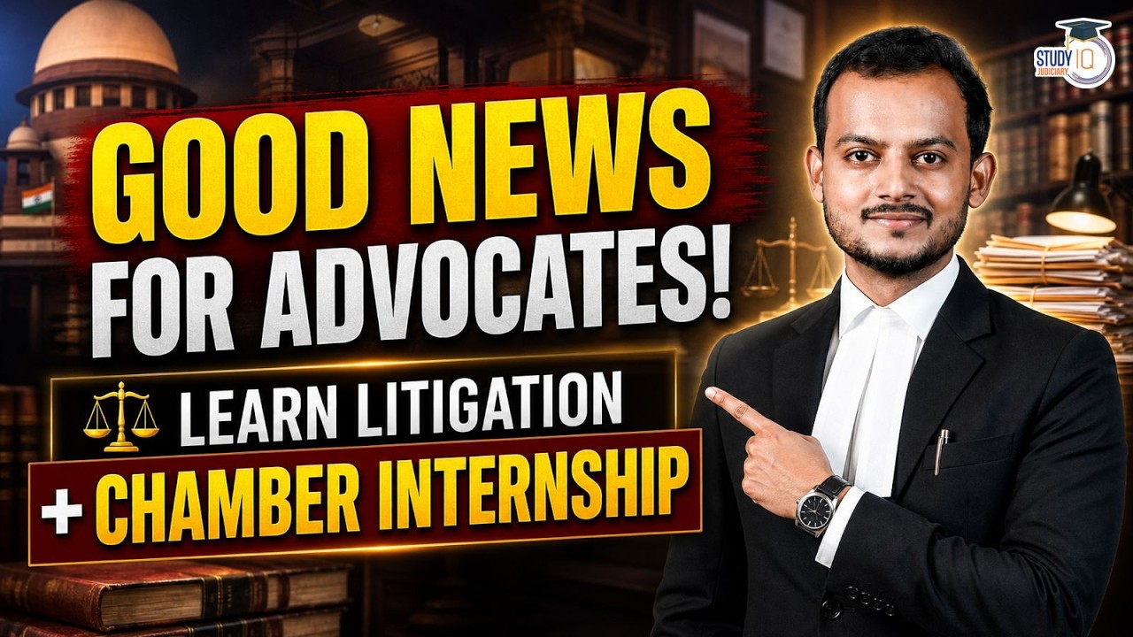 Good News for Advocates! Learn Litigation + Get Chamber Internship | Pranjal Singh