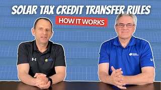 Solar Tax Credit Transferability Rules Explained