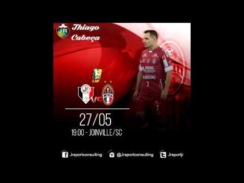 Thiago Cabeça gol, Joinville x Intelli - 2017 - JR Sport