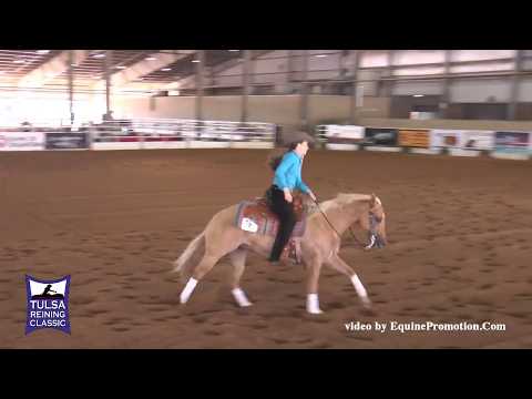 Tinseltown Tuffy ridden by Molly Mitchell  - 2016 Tulsa Reining Classic (Saturday Youth)