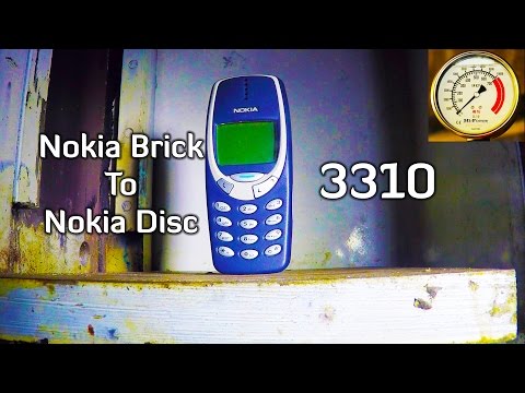 2 Nokia 3310 under Hydraulic Press