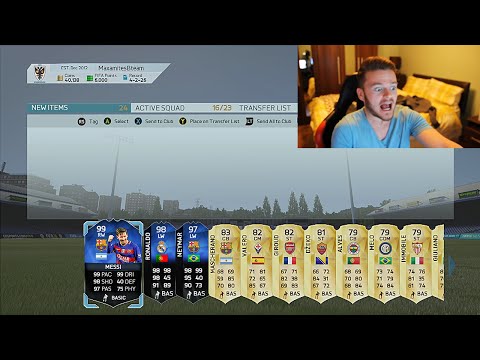 TOTY 99 MESSI RONALDO & NEYMAR ARE IN PACKS!!! - FIFA 16 TOTY ATTACKERS PACK OPENING!!