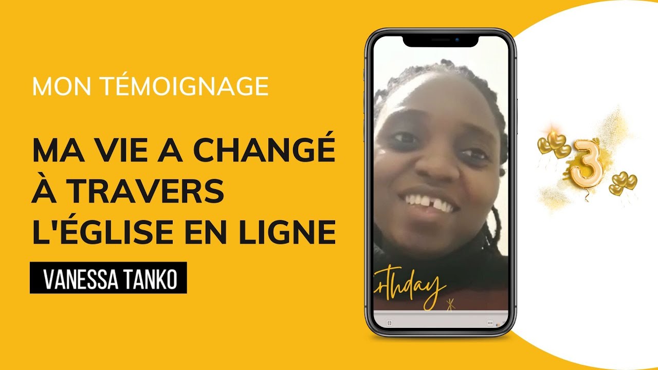 MA VIE A CHANGÉ À TRAVERS L'ÉGLISE EN LIGNE - TÉMOIGNAGE DE VANESSA TANKO - CBS ONLINE CHURCH