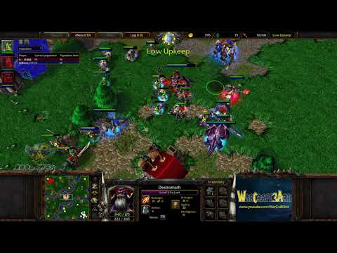 Infi(ORC)(Blue) vs Lin Guagua(ORC)(Red) - WarCraft 3 Frozen Throne - RN4050