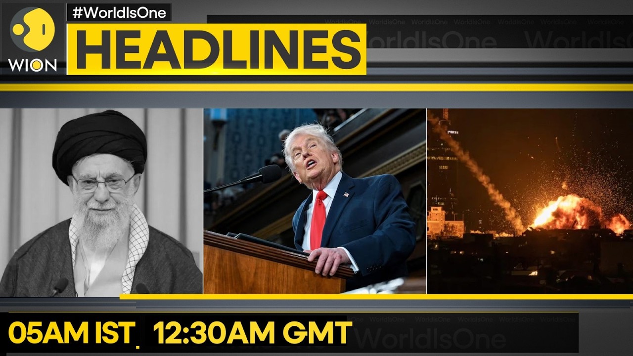 US-Israel Attacks Iran | Trump: Khamenei is Dead | Cryptic Post on Khamenei's X Account |HEADLINES