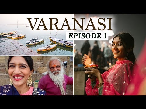 EP 1: VARANASI GHATS - Assi ghat, Pandey ghat, locals, hostel, Banarasi paan, sarees | Larissa Dsa