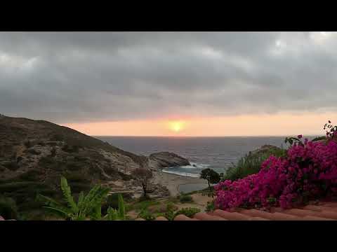 Sunset in Aegean - Nas beach, Ikaria , Greece 