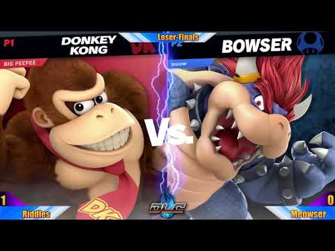 Ultimate SmashaPalooza #8: Losers Finals - Meowser (Bowser) vs Riddles (DK)