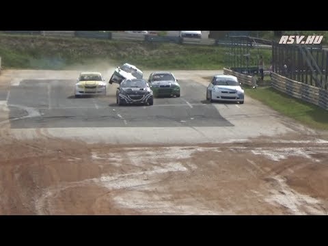 FIA Közép-Európa Zóna Rallycross Bajnokság Nyirád OB IV. Futam Best Of Crashes & Actions by RSV 2018