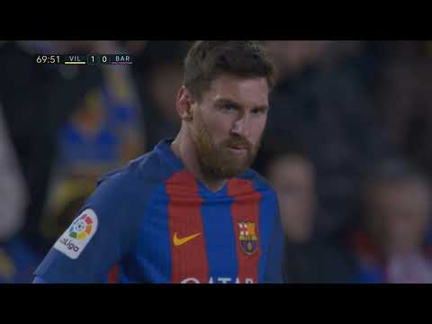 Messi v Villarreal 2016/17 laliga