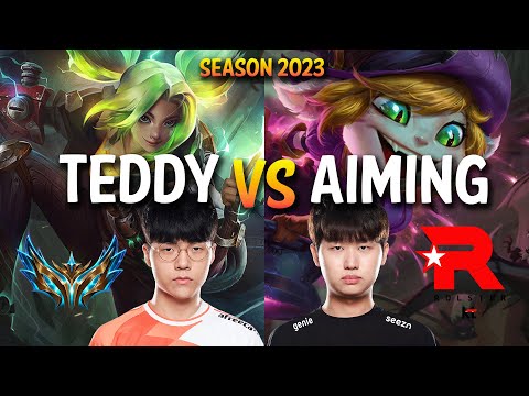 Teddy vs KT Aiming - Teddy ZERI vs Aiming TRISTANA ADC - KR Ranked