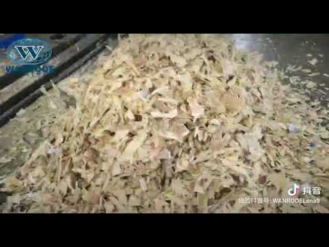 PNDS 2000B48 swing type vertical drum wood pallets, logs, timber, etc shredding system. High output.