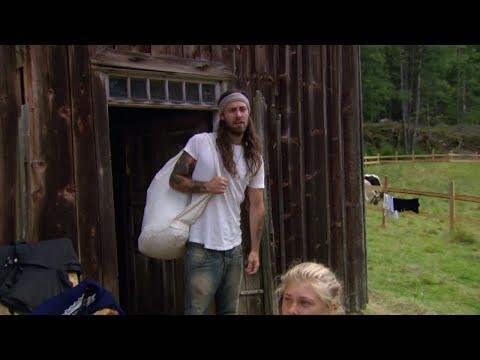 Gustav Anestam chockar alla på Torpet - Farmen (TV4)