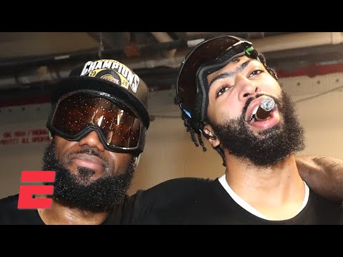 Woj 談論為何 LeBron James 和 Anthony Davis 與湖人隊達成長期協議 | KJZ (Woj on why LeBron James and Anthony Davis locked in long-term deals with the Lakers | KJZ)