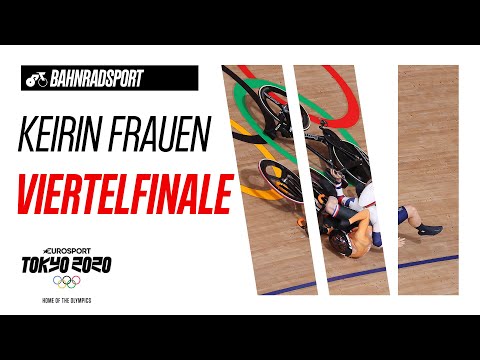 BAHNRADSPORT | Keirin Frauen Viertelfinale - Highlights | Olympische Spiele - Tokyo 2020