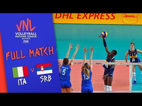 Italy 🆚 Serbia - Full Match | Women’s Volleyball Nations League 2019