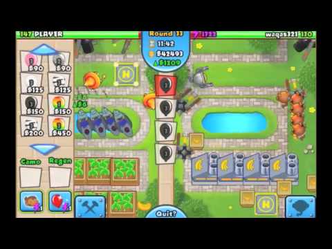 BTD Battles Mobile : Ep 1 Late Game : Super Monkey vs Helicopter