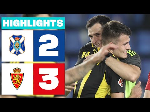 CD TENERIFE 2 - 3 REAL ZARAGOZA | HIGHLIGHTS LALIGA HYPERMOTION