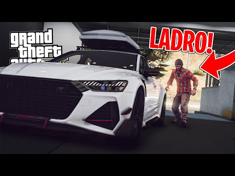 LADRO CI RUBA LA RS7!! - GTA 5 MOD VITA REALE⁵ #4