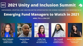 Emerging Fund Managers to Watch in 2021 | Unity and Inclusion Summit 2021