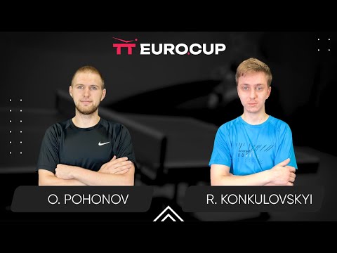 19:00 Oleksandr Pohonov - Roman Konkulovskyi 24.03.2025 TT Euro.Cup Ukraine Master. TABLE 3