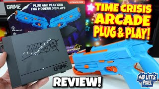 First Retail Unboxing: G'AIM'E Time Crisis ULTIMATE Plug & Play Light Gun Console Review & Gameplay!