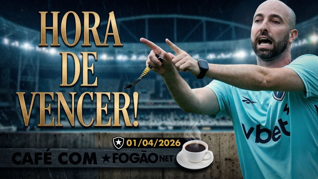 LIVE CAFÉ COM FOGÃONET | Botafogo volta a campo buscando respirar; Júnior Santos e Ferraresi titulares?