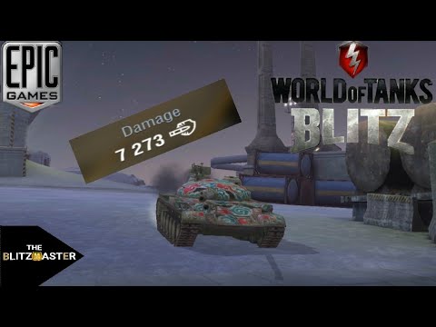 Obj.140 :  7273 damage 6 kills (1vs3) -WoT Blitz-