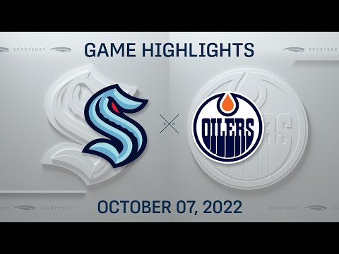 NHL Preseason Highlights | Kraken vs. Oilers - October 7, 2022