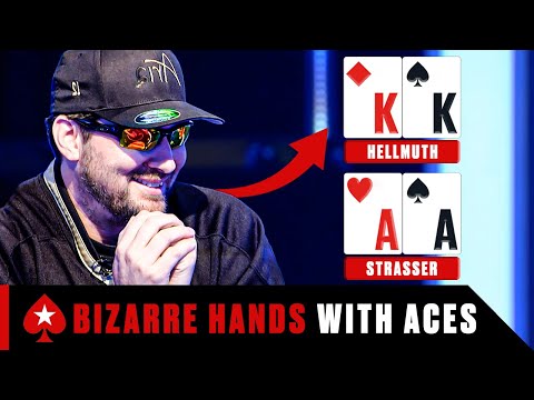 Top 5 SICKEST Hands with ACES at PCA ♠️ PokerStars