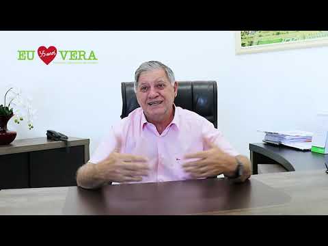 Parabéns Vera pelos seus 35 anos, e parabéns a todos os verenses. A mensagem de hoje é do Prefeito Municipal Moacir Luiz Giacomelli.