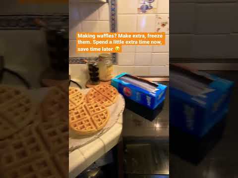Making Waffles? Mom hack & cooking tip 😉