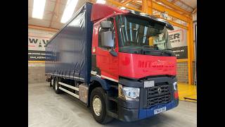 شاحنة ذات أغطية جانبية Renault T380 *EURO 6*, 26 TONNE 6X2 CURTAINSIDER &ndash; 2019 &ndash; FN69 BVB | صورة 4 - Autoline