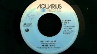 April Wine -1977- A1 - She's No Angel (45 Rip)