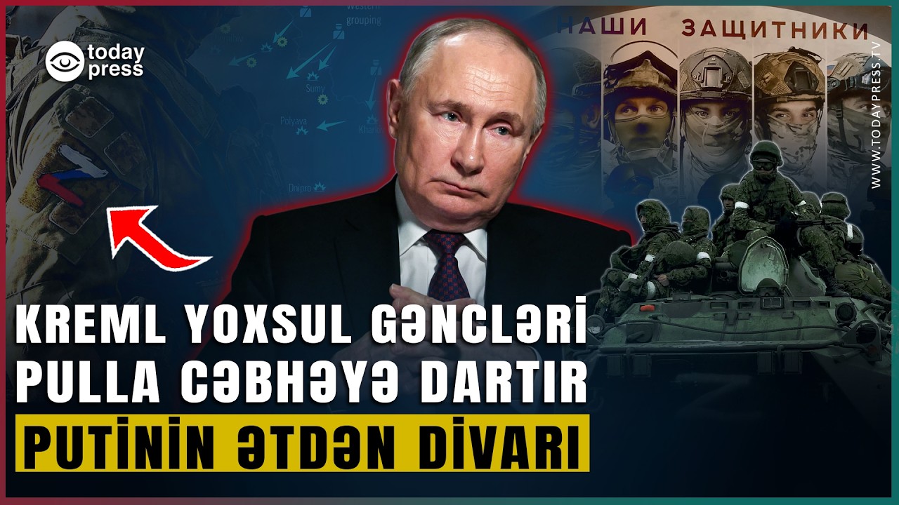 Rus xalqı yeni ordu planına necə qurban verilir? | 1.5 milyonluq aktiv döyüşçü! - TodayPress TV