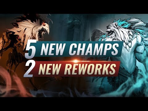 MASSIVE CHANGES: 5 NEW CHAMPIONS + 2 NEW REWORKS - League of Legends Season 10